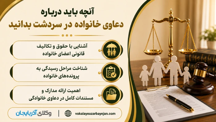 آنچه باید درباره دعاوی خانواده در سردشت بدانید