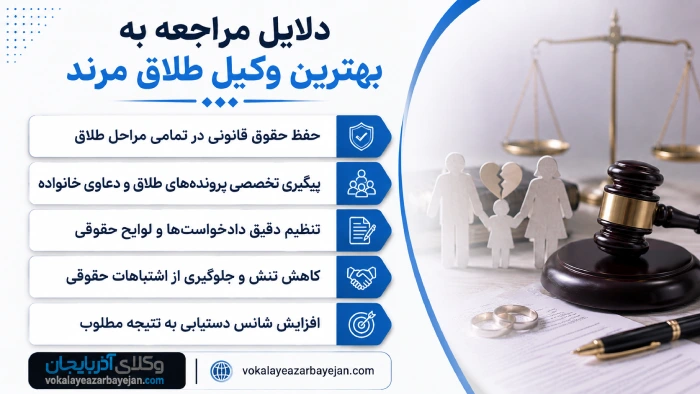 دلایل مراجعه به بهترین وکیل طلاق مرند